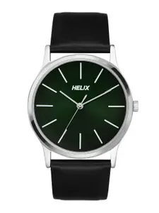 Helix By Timex Men Green Round Dial Analog Watch - TW054HG01