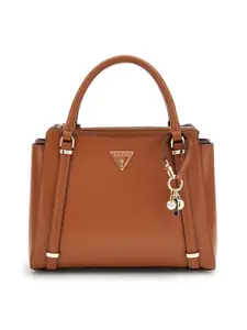 GUESS PU Bucket Satchel with Tasselled