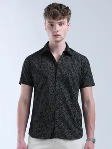 Flying Machine Men Slim Fit Floral Opaque Printed Casual Shirt