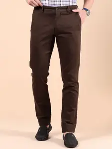 V-Mart Men Regular Fit Mid-Rise Flat-Front Trouser