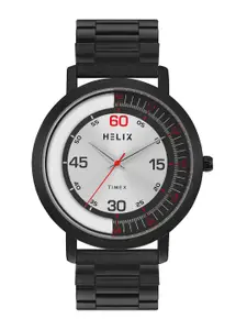 Helix By Timex Silver Round Dial Analog Men's Watch - TW063HG02T