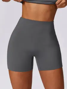 StyleCast Women Skinny Fit High-Rise Outdoor Sports Shorts