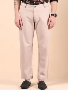 V-Mart Men Cotton Mid-Rise Regular Fit Trousers