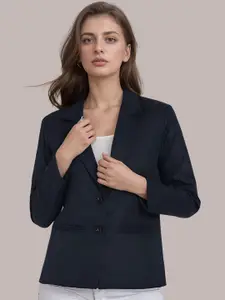 Moda Rapido Notched Lapel Collar Single-Breasted Formal Blazer