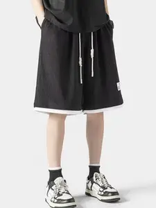 StyleCast x Revolte Men Mid-Rise Solid Shorts