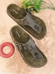 Woakers Men Leather Comfort Sandals