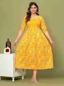 BAESD Floral Print Maternity Maxi Dress