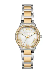 Michael Kors Sage Women Mother of Pearl Dial Analogue Watch AK_MK4910