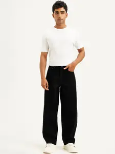 Levis Men Loose Relaxed Fit Mid-Rise Clean No Fade Non Stretchable  Jeans