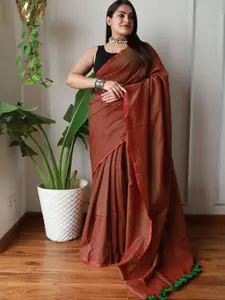Anouk Women Pure Cotton Khadi Saree