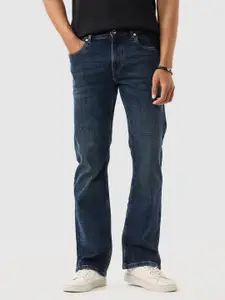 Snitch Men Bootcut Mid-Rise Light Fade Stretchable Jeans