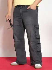 Urbano Plus Men Loose Relaxed Fit Mid-Rise Light Fade Stretchable Jeans