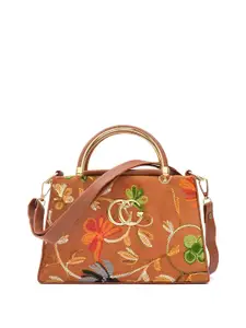 Alonzo Women Self Design PU Sling Hand Bag