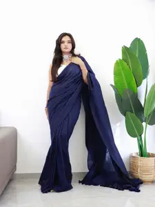 Anouk Pure Cotton Plain Saree