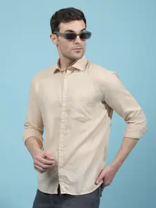 Crimsoune Club Men Slim Fit Striped Casual Shirt