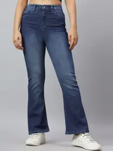 The Roadster Lifestyle Co. Women High-Rise Light Fade Bootcut Stretchable Jeans
