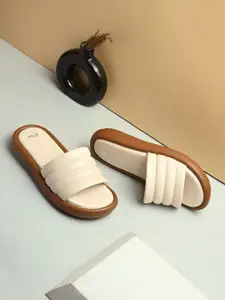 Styli Women Open Toe Flats