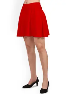 Metronaut Women Sportswear Flared With Inner Shorts Skirts