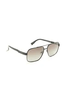 OPIUM Men Square Sunglasses with Polarised and UV Protected Lens OP-10301-C04-59