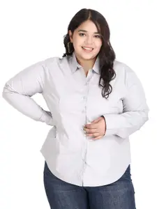 Blue Ronin Women Plus Size Standard Regular Fit Formal Shirt