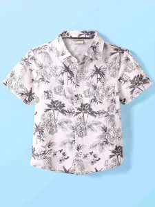 CrayonFlakes Boys Floral Printed Casual Shirt