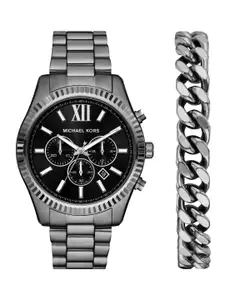 Michael Kors Men Dial & Stainless Steel Straps Analogue Watch