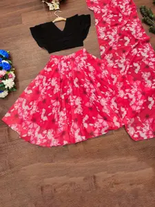 BAESD Girls Dyed Ready to Wear Lehenga & Blouse With Dupatta