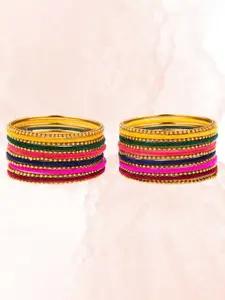 T4 JEWELS Set Of 26 Gold-Plated Bangles