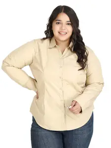 Blue Ronin Women Plus Size Spread Collar Formal Shirt