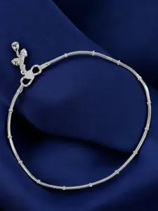 Taraash Silver-Plated Anklet