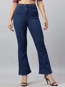 The Roadster Lifestyle Co. Women  High-Rise Bootcut Stretchable Jeans