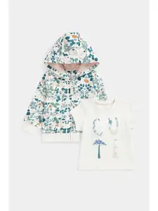 mothercare Girls Floral Printed Sweatshirt