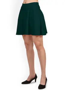 Metronaut Solid Flared Above Knee Skorts Skirts