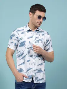 Crimsoune Club Men Slim Fit Printed Casual Shirt