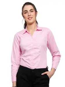 Blue Ronin Women Standard Cotton Formal Shirt
