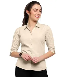 Blue Ronin Women Standard Cotton Formal Shirt