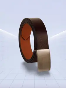 Azibo Men Textured Leather Belt