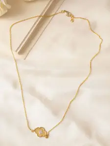 JAYPORE Brass Gold-Plated Necklace