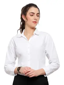 Blue Ronin Women Spread Collar Standard Formal Shirt