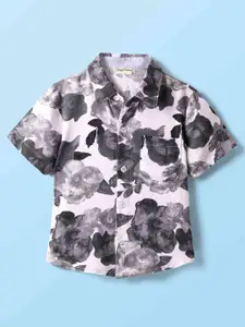 CrayonFlakes Boys Floral Printed Casual Shirt