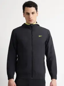 Reebok Hooded Open Front Jacket