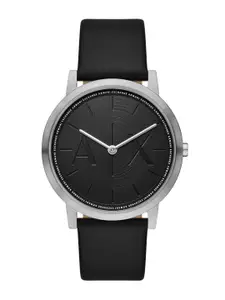 Armani Exchange Men Dial & Leather Straps Analogue Watch AK_AX7168SET