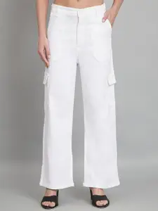 Moda Rapido Women Jean Relaxed Fit High-Rise Light Fade Stretchable Jeans