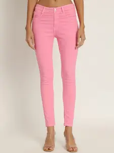 Chemistry Women Jean Skinny Fit High-Rise Light Fade Stretchable Jeans