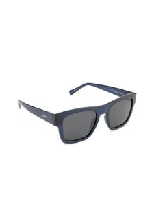 OPIUM Men Wayfarer Polarised and UV Protected Lens Plastic Sunglasses OP-10267-C04-52