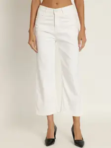 Chemistry Women Cotton Straight Fit Mid-Rise Stretchable Jeans