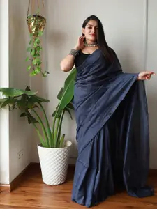 Anouk Pure Cotton Plain Saree