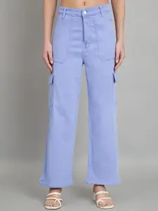 Moda Rapido Women Jean Relaxed Fit Mid-Rise Light Fade Stretchable Denim Jeans