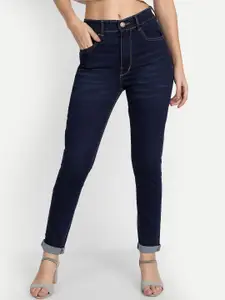 Chemistry Women Jean Skinny Fit High-Rise Light Fade Stretchable Jeans