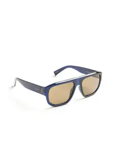 OPIUM Men Blue Wayfarer UV Protected Lens Plastic Sunglasses OP-10324-C04-56